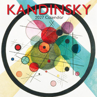 2027 Calendar Kandinsky Square Wall, Gifted Stationery GSC27090