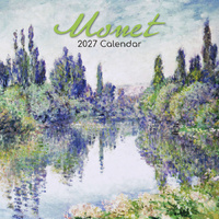 2027 Calendar Monet Square Wall, Gifted Stationery GSC27094