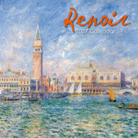 2027 Calendar Renoir Square Wall, Gifted Stationery GSC27101