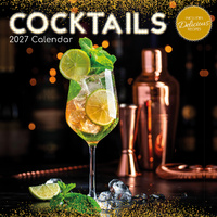 2027 Calendar Cocktails Square Wall, Gifted Stationery GSC27126