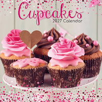 2027 Calendar Cupcakes Square Wall, Gifted Stationery GSC27127