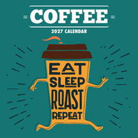 2027 Calendar Coffee Square Wall, Gifted Stationery GSC27135