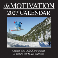 2027 Calendar Demotivation Square Wall, Gifted Stationery GSC27138