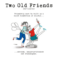 2027 Calendar Two Old Friends Square Wall, Gifted Stationery GSC27147