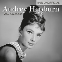 2027 Calendar 100% Unofficial Audrey Hepburn Square Wall, Gifted Stationery GSC27152