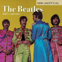 2027 Calendar 100% Unofficial The Beatles Square Wall, Gifted Stationery GSC27163
