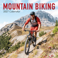 2027 Calendar Mountain Biking Square Wall, Gifted Stationery GSC27176