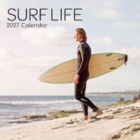 2027 Calendar Surf Life Square Wall, Gifted Stationery GSC27179