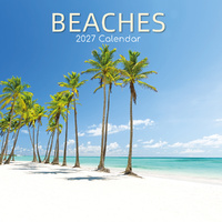 2027 Calendar Beaches Square Wall, Gifted Stationery GSC27181