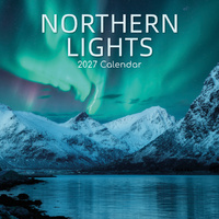 2027 Calendar Northern Lights Square Wall, Gifted Stationery GSC27185