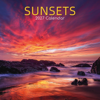 2027 Calendar Sunsets Square Wall, Gifted Stationery GSC27190