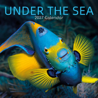 2027 Calendar Under the Sea Square Wall, Gifted Stationery GSC27192