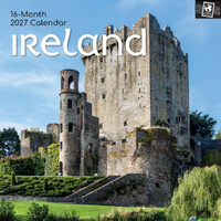 2027 Calendar Passport Collection Ireland Square Wall, Gifted Stationery GSC27205