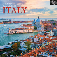 2027 Calendar Passport Collection Italy Square Wall, Gifted Stationery GSC27206