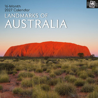 2027 Calendar Passport Collection Landmarks of Australia Square Wall, Gifted Stationery GSC27208