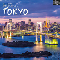 2027 Calendar Passport Collection Tokyo Square Wall, Gifted Stationery GSC27219