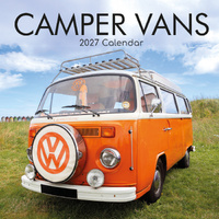 2027 Calendar Camper Vans Square Wall, Gifted Stationery GSC27223
