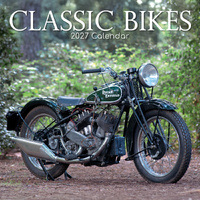2027 Calendar Classic Bikes Square Wall, Gifted Stationery GSC27225