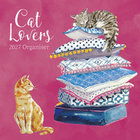 2027 Calendar Cat Lovers Organiser Square Wall, Gifted Stationery GSC27251
