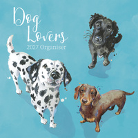 2027 Calendar Dog Lovers Organiser Square Wall, Gifted Stationery GSC27252
