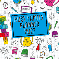 2027 Calendar Busy Family Planner Square Wall, Gifted Stationery GSC27259