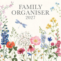 2027 Calendar Family Organiser - Wild Harmony Square Wall, Gifted Stationery GSC27261