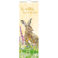 2027 Calendar The Wildlife A Slim Wall, Gifted Stationery GSC27271