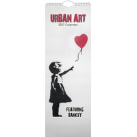 2027 Calendar Urban Art featuring Banksy Slim Wall, Gifted Stationery GSC27286