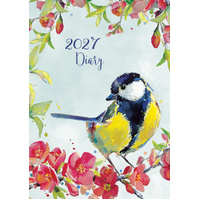 2027 Planner Birdsong Padded A5 Week to View, Gifted Stationery GSC27317
