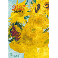 2027 Planner Van Gogh Flexi A6 Week to View, Gifted Stationery GSC27390
