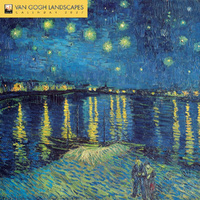 2027 Calendar Van Gogh Landscapes Square Wall by Flame Tree, CAL2027-037