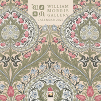 2027 Calendar William Morris Gallery Mini Wall by Flame Tree, CAL2027-SM32