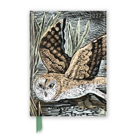 2027 Diary Luxury Angela Harding: Marsh Owl A5 Week to View by Flame Tree, DIA2027-NB06