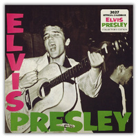 2027 Calendar Elvis Presley Collector's Edition Record Sleeve Square Wall, Danilo D00336