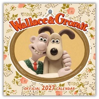 2027 Calendar Wallace & Gromit Official Square Wall, Danilo D01098