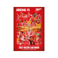 2027 Calendar Collector's Edition Official Arsenal FC A3 Deluxe Wall with Posters, Danilo D02675