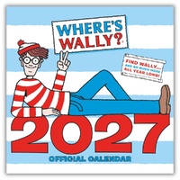 2027 Calendar Where's Wally Square Wall, Danilo D12345