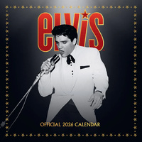 2026 Calendar Elvis Official Square Wall, Danilo D73951