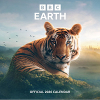 2026 Calendar BBC Earth Official Square Wall, Danilo D74248