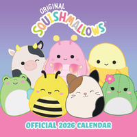 2026 Calendar Original Squishmallows Official Square Wall, Danilo I74842