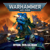 2026 Calendar Warhammer Official with Poster Square Wall, Danilo D75054
