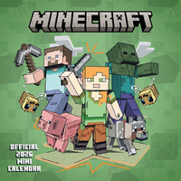 2026 Calendar Minecraft Official Mini Wall, Danilo I75351