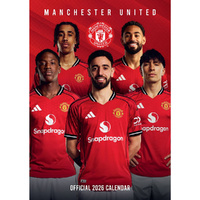 2026 Calendar Manchester United FC Official A3 Vertical Wall, Danilo D75542