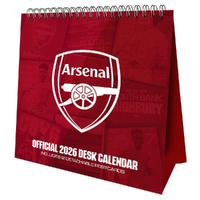 2026 Calendar Arsenal FC Official Postcard Desk Easel, Danilo D76358