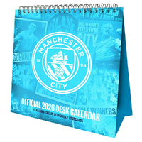 2026 Calendar Manchester City FC Official Postcard Desk Easel, Danilo D76419