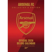 2026 Calendar Arsenal FC Collector's Edition Official A3 Deluxe Wall, Danilo D76518