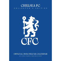 2026 Calendar Chelsea FC Collector's Edition Official A3 Deluxe Wall, Danilo D76532