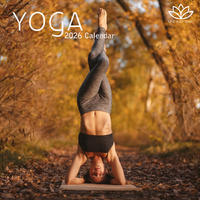 2026 Calendar Yoga Square Wall, The Gifted Stationery GSC26052
