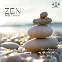 2026 Calendar Zen Square Wall, The Gifted Stationery GSC26053