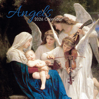 2026 Calendar Angels Square Wall, The Gifted Stationery GSC26127